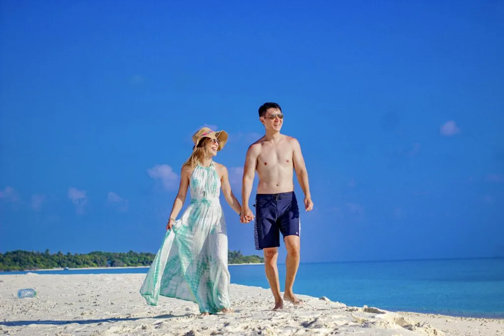 Exploring the untouched beaches at the best guest house in Maldives