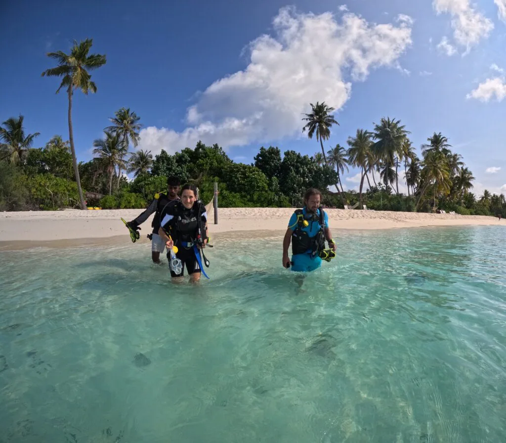 Diving at the Best House in Maldives Sabba Beach Hotels.