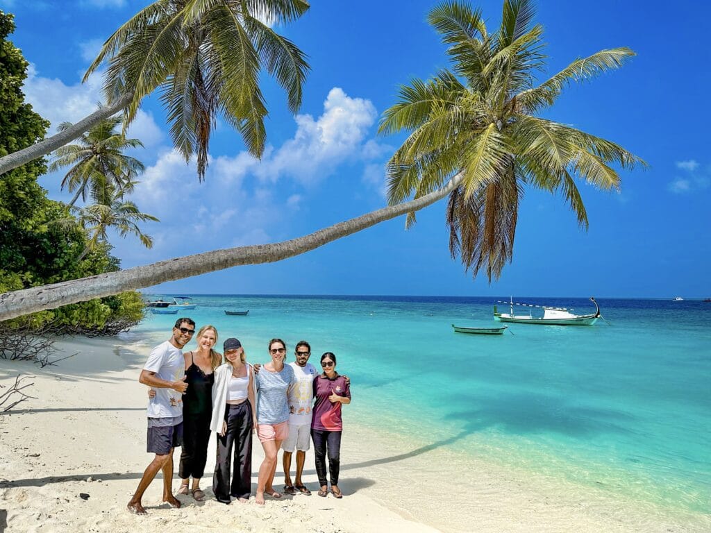 Guest Arrival to the best guest house in Maldives.